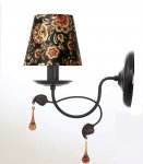 Настенный бра хохлома Arte lamp A6106AP-1BK Moscow