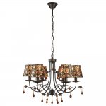 Люстра хохлома Arte lamp A6106LM-6BK Moscow