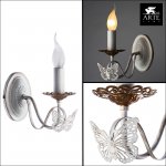 Светильник настенный бра Arte lamp A6114AP-1WG ALI