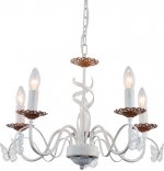 Люстра с бабочками Arte lamp A6114LM-5WG ALI