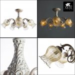 Люстра потолочная Arte lamp A6336PL-5WG Gemma