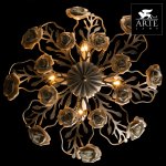 Люстра с розами Arte lamp A6356PL-4WG GEMMA