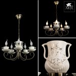 Люстра с чашками Arte lamp A6380LM-5AB Teapot