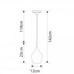 Светильник подвесной Arte lamp A6412SP-1GR VIBRANT