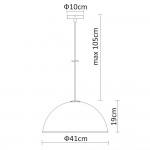 Светильник подвесной Arte Lamp A6540SP-1CC