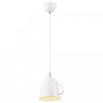 Светильник подвесной кружка белая Arte lamp A6605SP-1WH CAFFETTERIA