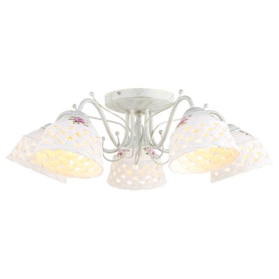 Светильник потолочный Arte lamp A6616PL-5WG WICKER Светильник потолочный Arte lamp A6616PL-5WG WICKER