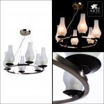 Люстра керосинка Arte lamp A6801SP-6BR LOMBARDY
