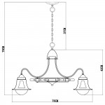 Светильник подвесной Arte lamp A7006LM-6AB TIMONE