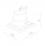 Светильник потолочный Arte lamp A7007PL-1WH PRIVATO