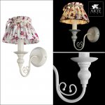 Бра прованс Arte lamp A7020AP-1WH Bambina