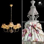 Подвесная люстра Arte lamp A7020LM-5WH Bambina