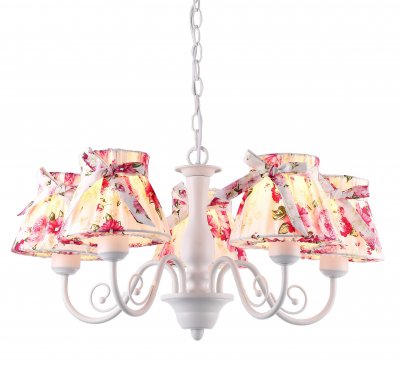 

Люстра прованс стиля Arte Lamp A7021LM-5WH MARGHERITA, A7021LM-5WH