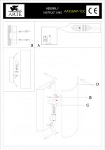 Светильник бра Arte lamp A7030AP-1CC Moonlight