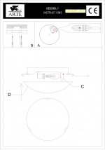 Светильник потолочный Arte lamp A7030PL-2CC MOONLIGHT