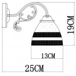 Светильник настенный Arte lamp A7072AP-1WG FRANCESCA