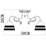 Светильник потолочный Arte lamp A7072PL-5WG FRANCESCA