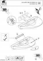 Светильник бра Arte Lamp A7107AP-1AB Interior