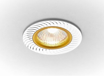 

Точечный светильник Ambrella из алюминия с узором Классика A720 AL/G