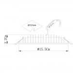 Светильник потолочный 5+5W Arte lamp A7205PL-2WH Sirio