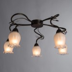 Люстра потолочная ковка Arte lamp A7449PL-5BR GLAMORE