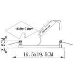 Светильник потолочный Arte lamp A7516PL-2WH VEGA