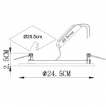 Светильник потолочный Arte lamp A7624PL-2WH RIGEL