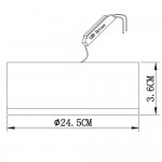 Светильник диодный 6+18W Arte lamp A7824PL-2WH Antares