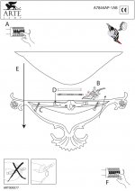 Светильник бра Arte Lamp A7844AP-1AB HALL