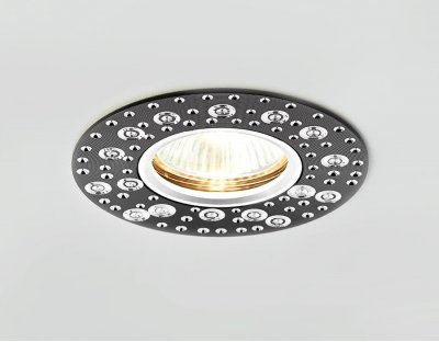 Светильник точечный Ambrella A801 BK/AL сатин/черный MR16 ORGANIC SPOT Светильник точечный Ambrella A801 BK/AL сатин/черный MR16 ORGANIC SPOT