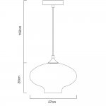 Светильник подвесной Arte lamp A8011SP-1AM Flare