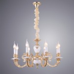 Венецианская люстра Arte Lamp A8020LM-8WG LUISA