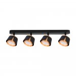 Накладной светильник спот Arte Lamp A8028PL-4BK AMAKS
