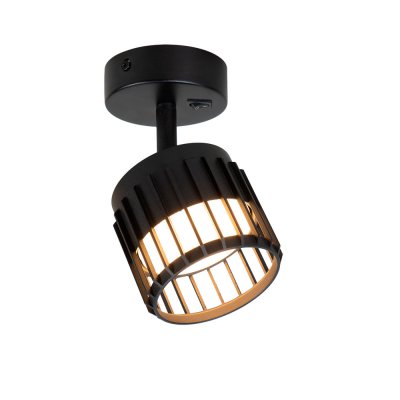 Накладной светильник спот Arte Lamp A8031AP-1BK ATRIA Накладной светильник спот Arte Lamp A8031AP-1BK ATRIA