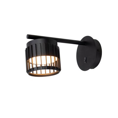 Накладной светильник спот Arte Lamp A8032AP-1BK ATRIA Накладной светильник спот Arte Lamp A8032AP-1BK ATRIA