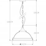 Светильник подвесной Arte lamp A8077SP-1AB NOVARA