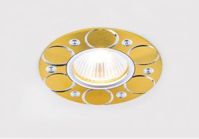 Светильник точечный Ambrella A808 AL/G алюминий/золото MR16 ORGANIC SPOT Светильник точечный Ambrella A808 AL/G алюминий/золото MR16 ORGANIC SPOT