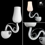 Светильник бра Arte lamp A8110AP-1WH Biancaneve