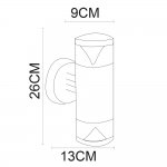 Светильник уличный Arte lamp A8161AL-2SS Intrigo