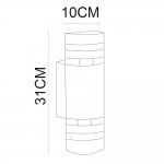 Светильник уличный Arte lamp A8162AL-2BK Metro