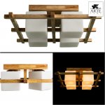 Светильник потолочный Arte lamp A8252PL-4BR WOODS