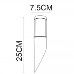 Светильник уличный Arte lamp A8262AL-1SS Paletto