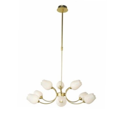 Люстра Arte Lamp A8290LM-9PB TULIP Люстра Arte Lamp A8290LM-9PB TULIP