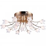 Люстра Arte lamp A8323PL-10-6GO Zarina