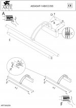 Светильник настенный Arte lamp A8343AP-1SS Picture light