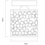 Светильник потолочный Arte lamp A8349PL-1WH Traforato