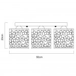 Светильник потолочный Arte lamp A8349PL-5WH Traforato