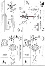 Люстра Arte lamp A8350LM-6CC Lilla
