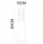 Светильник уличный Arte lamp A8364PA-1SS Paletto