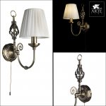 Светильник бра Arte lamp A8390AP-1AB Zanzibar